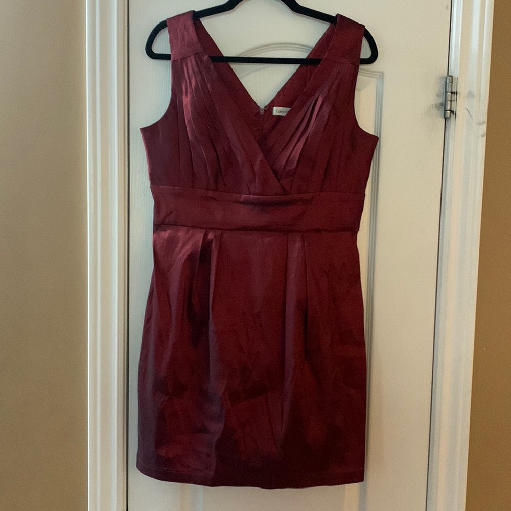 Calvin Klein Burgundy dress size 12